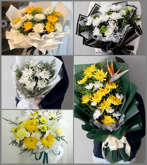 河南南阳邓州市九龙乡白庙村白事花束代送